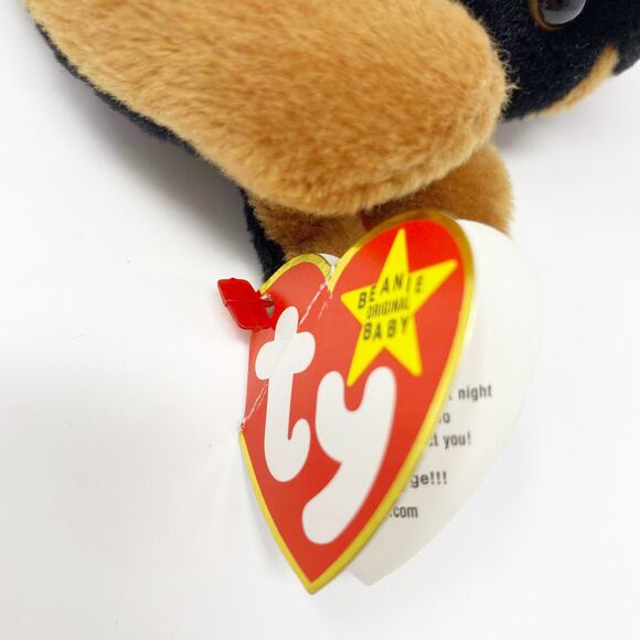 TY Vintage Dog "Doby" Beanie Baby - Picture 6 of 11